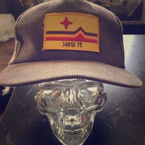 Vintage Santa Fe Corduroy Trucker Hat